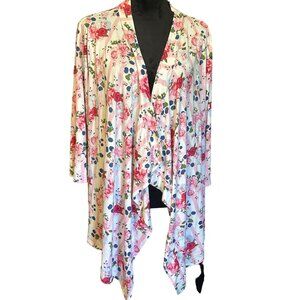 💖Floral Draped Cardigan Kimono By Doublju 2XL